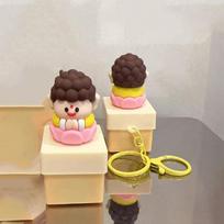 Cartoon Cute Buddha Merit +1 Stress Relief Keyring Cartoon Buddha With Sound And Light Office Decompression Toy Bag Keychain
