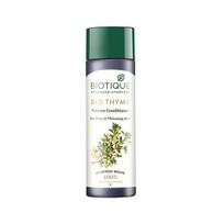 Biotique Bio Čiobrelių Apimties Kondicionierius Ploniems Plaukams |100% Botaniniai Ekstraktai|Tinka Visų Tipų Odai|200 Mililitrų-Pipirmėtė,Čiobrelis gray