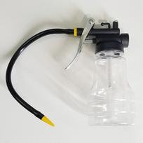 Nauja 250cc permatomo aukšto slėgio siurblio alyvos tepimo alyvos skardinės plastikinė mašina juoda