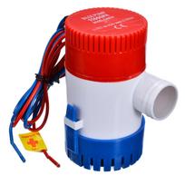 12V elektrinis siurblys 1100GPH jūrinis triumo siurblys panardinamas valties vandens siurblys