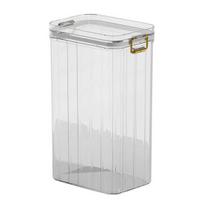 450/900/1350/1800ML Clear Food Storage Jar Large Capacity Refrigerator Multi-functional Dry Goods Fruit Snacks Airtight Sealing Storage Container XL white