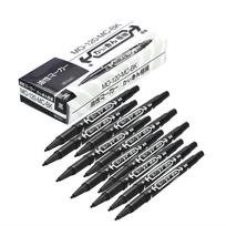 10PCS/Box Useful Tattoo Oil Marker Pen Black Double Skin Marking Pen Tool gray