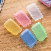 5vnt nešiojamas kelioninis dantų šepetėlio galvutės dangtelis Spalvingas dantų šepetėlio dėklas 5pcs įvairiaspalvis