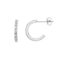 Boucles d'Oreilles Camilla - Argent Massif Rhodié 925