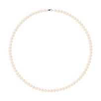 Vėrinys - Perlinea - AAA+ Gėlavandeniai kultivuoti perlai - Apvalūs 5-6 mm - Natūrali rožinė - 925 sidabras rožinė