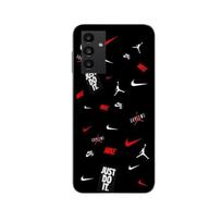 Case - Maniacase - Samsung Galaxy A04s - Nike Jordan - Silicone - Flexible juoda