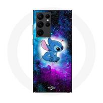 Case - Maniacase - Samsung Galaxy S23 Ultra - Black - Stitch ohana - Soft juoda
