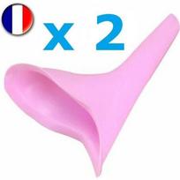 Female urinals - Stand-up pee - Set of 2 - Practical for travel - Easy to use
