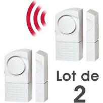 SHOP-STORY - 2 vnt. Belaidis durų, langų, garažo, stumdomųjų durų, Velux ir kt. atidarymo signalizacijos detektorių rinkinys