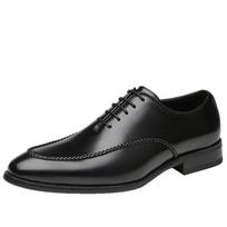 2024 New Business Dress Leather Shoes Men Vintage Comfortable Office Shoes British Style Gentleman Oxford Derby Shoes 2024 Autumn 39