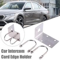 Car Intercom Card Edge Holder Antenna Bracket Transceiver Steel Clamp Stainless Accessories Car U Bolt V3U2 CHINA gray