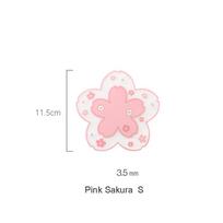 Kawaii Japan Cherry Blossom padėkliukas arbatos puodelio kilimėlis Sakura padėkliukas izoliacinis stalo kilimėlis arbatos pieno puodeliui gėrimų puodelio padėkliukai 1 vnt. rožinė