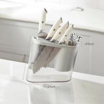 Multi Functional Knife Holder, Chopstick High Aesthetic Tool Holder, Chopstick Holder, Kitchen Drain šviesiai žalios spalvos
