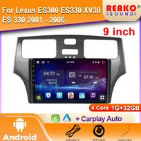 Automobilio prietaisų skydelis Lexus ES300 ES 300 ES330 XV30 ES 330 2001 - 2006 4G Multimedija 5G BT Android Automobilio radijas Padalintas ekranas 2din DVD 4 core 1GB+32GB carplay