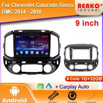 Android Auto Skirta Chevrolet Colorado Sierra GMC 2014 - 2018 Automobilio Radijas GPS Navigacija Multimedia Grotuvas Pagrindinis Vienetas IPS 2din DVD 4 core 1GB+32GB carplay blue