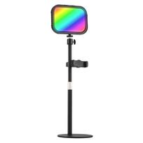 Desktop RGB Video Light Panel 12W Video Conference Light for Zoom Meeting 3000K-6500K Photography juoda