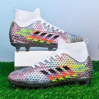 Madingi vyriški futbolo bateliai FG Neslystantys dirbtinės dangos futbolo bateliai Madingo dizaino batai Patogūs pagrindiniai sportbačiai Aukštos kokybės futbolo batai 47 47 juoda