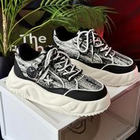 Fashion Luxury New Skateboarding Shoes Thick Sole Breathable Men's Casual Fashion Trend Outdoor Sports Shoes Men's Vulcanize Shoes 44 white