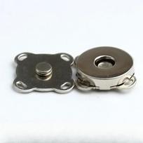 5 rinkiniai magnetinių užsegamų sagų metalinės slyvų žiedo prisiuvamos sagos užsegimai rankinėms, rankinėms, drabužiams, pasidaryk pats aksesuarai 18mm 5set sidabras