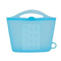 Reusable Versatile Leakproof Design Food-grade Silicone Waste Frosting Eco-conscious Leakproof Freezer Storage Kitchen Tool blue