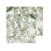 24pcs Vintage tiled tiles for living room kitchen bathroom stair decoration Self-adhesive removable film grinding wall stickers 15x15cm