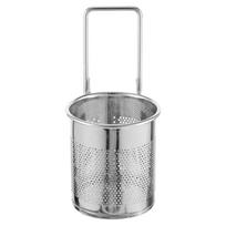 Mesh Colander Hot Pot Hook Slip Through The Net Basket for Filtering Baskets Stainless Steel Hot-pot Strain Shelves 16.50X8.00X8.00CM white