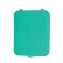 Silicone licking pad Pet Dog Lick Pad Bath Peanut Butter Slow Eating Licking Feeder Cats Lickmat Feeding Dog Lick Mat 30.5X24.5cm žalia