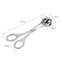 Praktiškas mėsos kepimo įrankis virtuvės kotletų kotletuku 3.5cm ball white