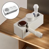 Coffee Tamper Stand plastic Holes with Adjustment Maker Accessory Non Tamper Holder for Coffee Making Cafe juoda