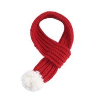 Pet Dog Scarf Super Soft Fade-Resistant Friendly To Skin Vivid Color Non-Irritating Dress Up raudona