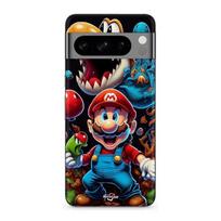 Coque - MANIACASE - Google Pixel 8a Pro - Silicone - Souple - Super Mario Bros juoda