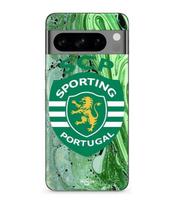 Case - MANIACASE - Google Pixel 8a Pro - Soft - Black - Sporting Portugal juoda