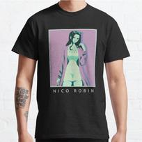 Plus Size S-3XL Nico Robin One Piece Printed T-shirt Men's Tops Fashion Clothes Tees XXXL juoda
