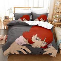 Anime Paprika Lovos Patalynės Komplektas Viengulis Twin Pilnas Karalienės Karaliaus Dydžio Lovos Komplektas Suaugusiųjų Vaikų Miegamojo Antklodės Užvalkalas Rinkinys Anime Lovos Paklodės Rinkinys 70x133cm 2pcs red