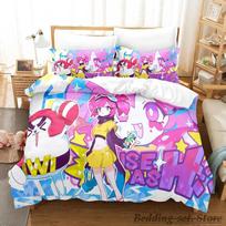 Muse Dash Bedding Set Single Twin Full Queen King Size Bed Set Adult Kid Bedroom Duvetcover Sets Anime parure de lit Bed 70x133cm 2pcs