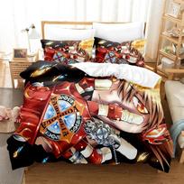 3D Print Anime HITMAN REBORN Bedding Set Boys Girls Twin Queen Size Duvet Cover Pillowcase Bed Kids Adult Home Textileextile 70x133cm 2pcs black