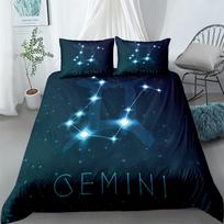 Star Map Duvet Cover Set King Queen Double Full Twin Single Size Duvet Cover Pillow Case Bed Linen Set EU single(135x200cm)