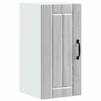 vidaXL Sieninė virtuvės spinta "Lucca" Pilka Sonoma Engineered Wood