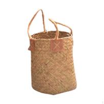 Rankų darbo augalų krepšys namams ir sodui Diameter 16cm brown