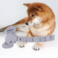 Dog Sniffing Toy Interactive Play Bite Resistant Slow Feeder Enrichment Toys Running Pet beige