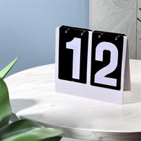 Multifunction Portable Basketball Flip Scoreboard Scoring Board Foldable Score Keeper Desktop for black