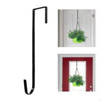 Durų kabliukas vainikui eksponuoti namų gyvenamojoje zonoje Black_30.5cm
