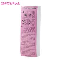 Professional Hair Removal Tool Depilatory Paper Nonwoven Epilator Women Wax Strip Paper Shaving Roll Waxing Smooth Legs pink