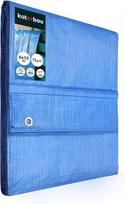 Outdoor Protection Tarp - Polyethylene - 6 x 10 m - Blue - 75 g/m² - UV Resistant Tarp - KOTARBAU Trailer Tarp mėlyna
