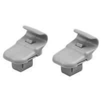 1 vnt. saulės skydelio montavimo spaustukas kabliukas adapteris Mazda 3 5 6 2006 2007 CX-7 CX-9 RX-8 MPV OEM LC6269261B77 X4C7