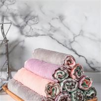 10PCS Absorbent Clean Cloth Wiping Rag Dish Towel Home Kitchen Sink Wipe Corals One Size