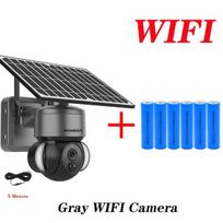 3MP Battery Security Camera CCTV Solar Panel Cameras with Colorful Night Vision Outdoor Extend Cable juoda