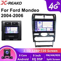 „Ford Mondeo 3“ 2004–2007 m. automobilio radijas „Android 13 Carplay“ navigacija GPS stereofoninis „Android Auto“ Nr. 2 din DVD daugialypės terpės grotuvas 8 core 4GB+64GB blue