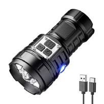Mini LED žibintuvėlis su įmontuotu 1500 mAh akumuliatoriumi, 17 apšvietimo režimų, daugiafunkcis nešiojamas žibintas su magnetu gale, avarinis apšvietimas 800mah