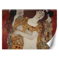 Wallpaper Women's kiss abstraction - G. Klimt 100x70 auksinė